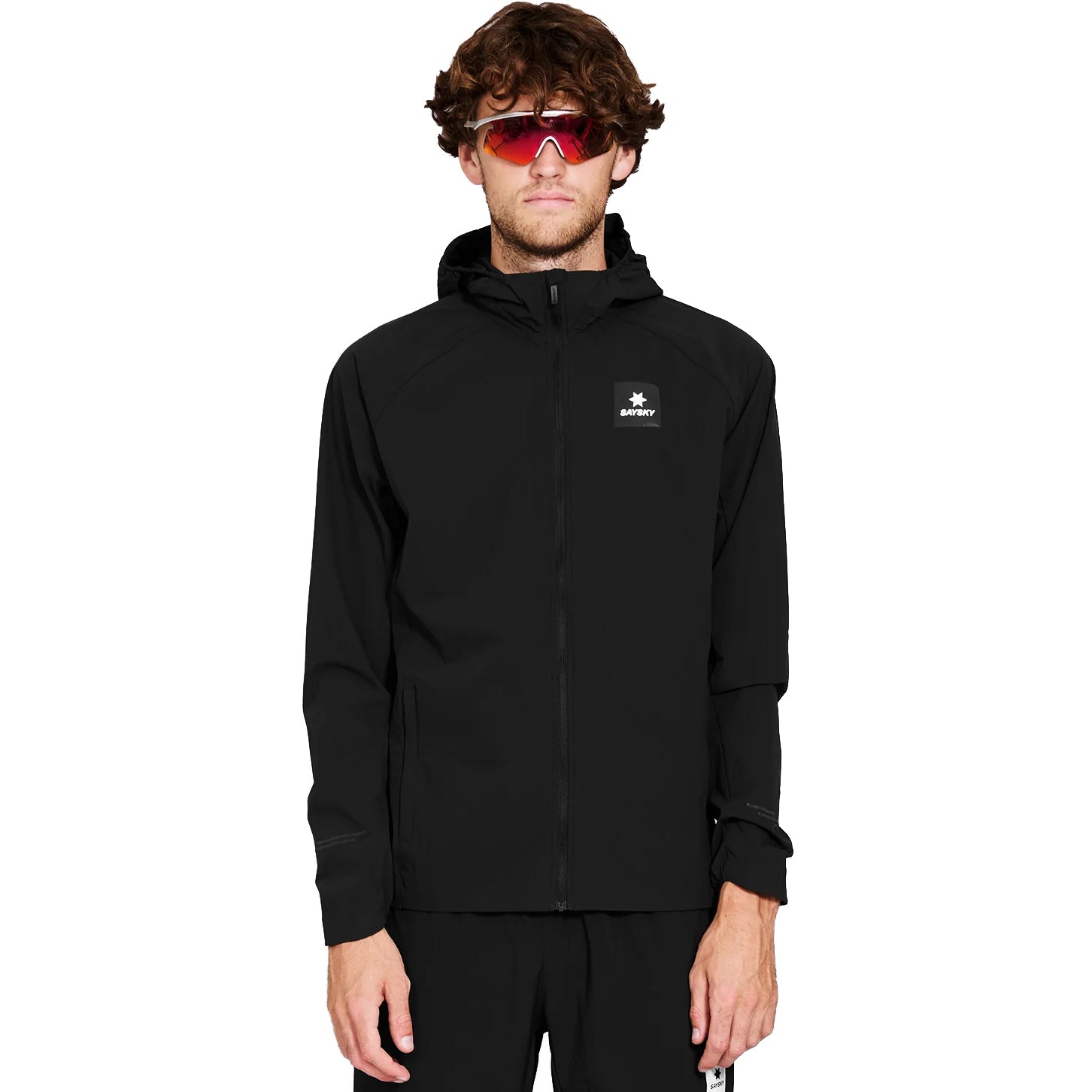 Saysky SAYSKY Men's Clean Pace Hooded Jacket Black at Achilles Heel