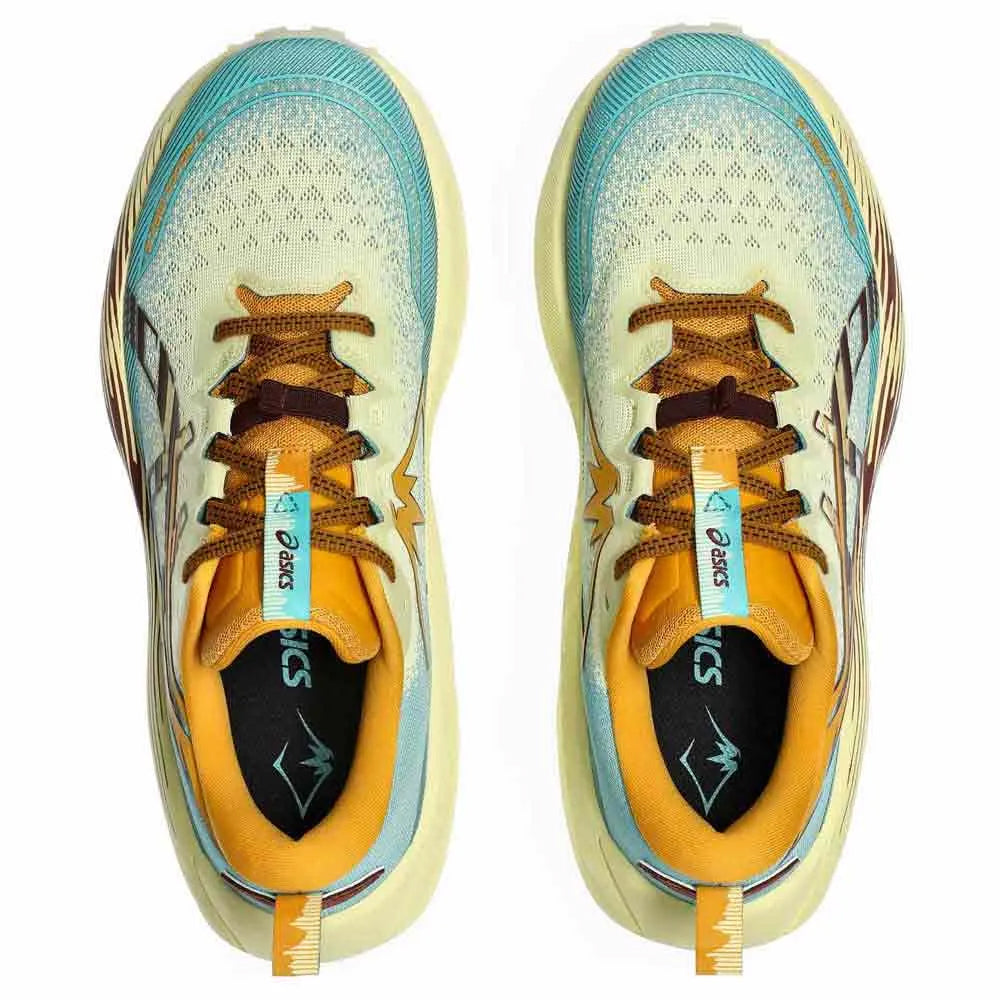 Men's Trabuco Max 4 Trail Running Shoes Wheat Yellow / Dark Red Planet - Achilles Heel