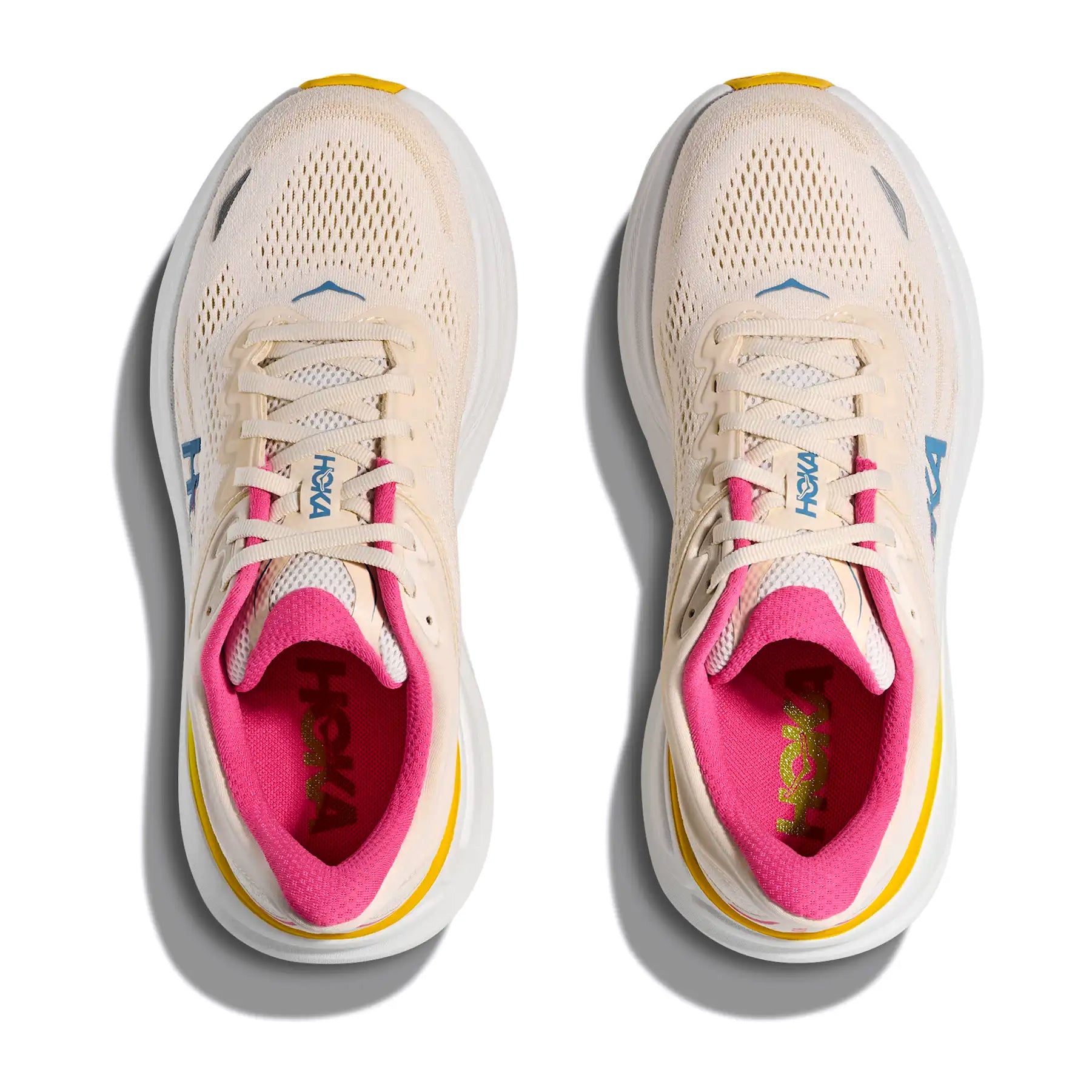 Women's Bondi 9 Running Shoes Alabaster / Birch