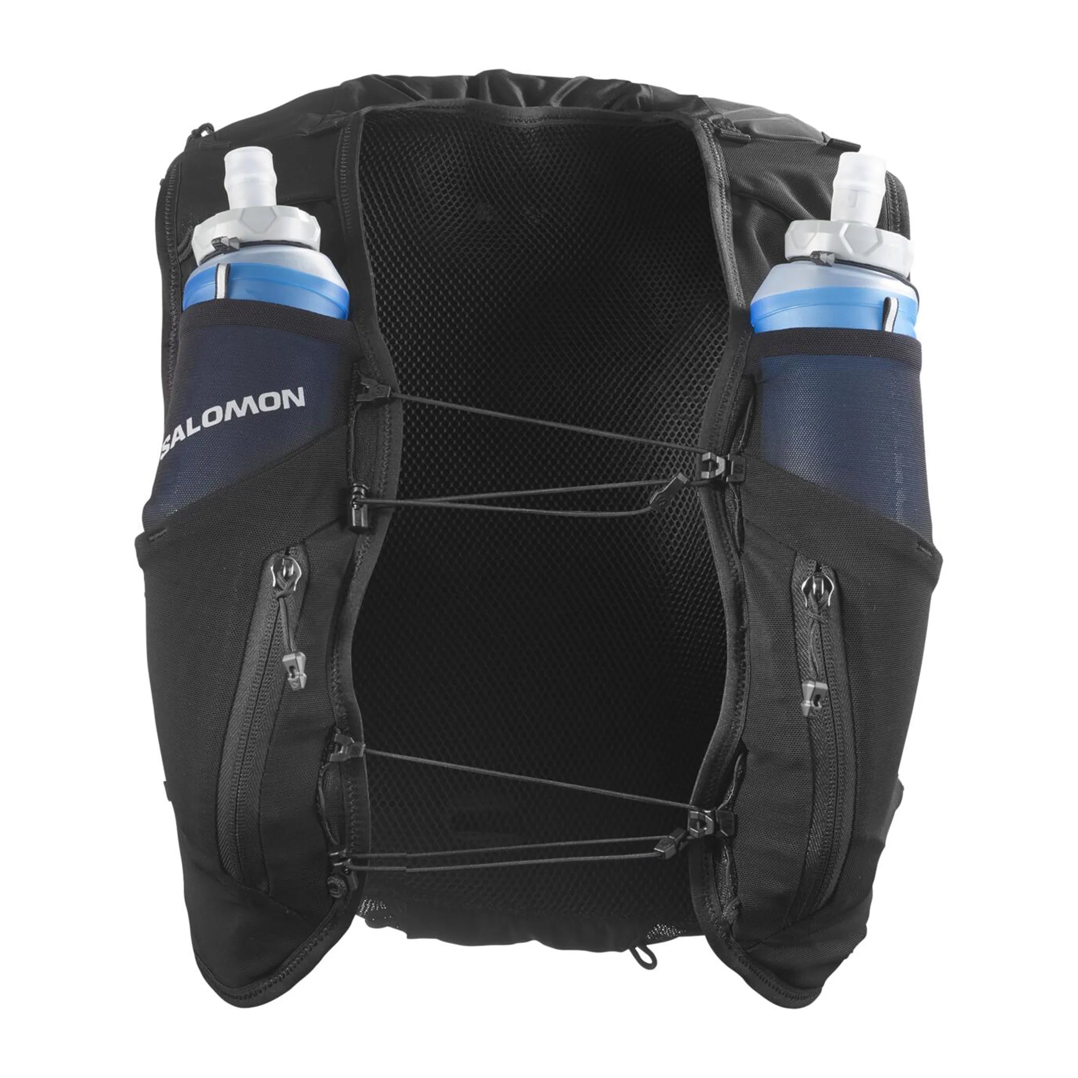 Women's Advance Skin 12 Set Running Vest Black / Asphalt - Achilles Heel