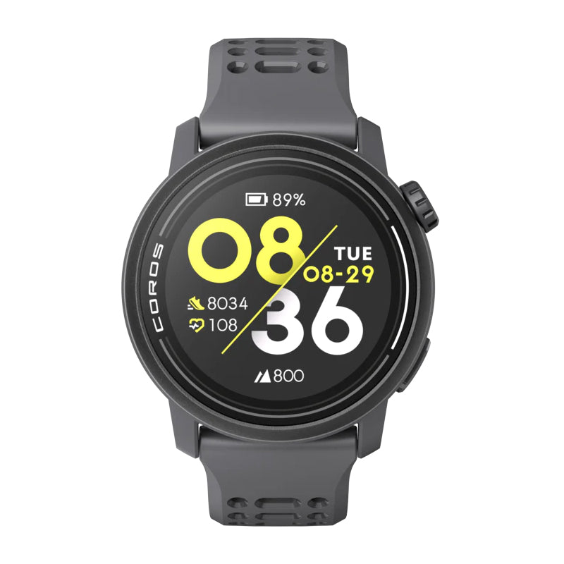 Pace 3 Silicone Strap GPS Sport Watch Black - Achilles Heel
