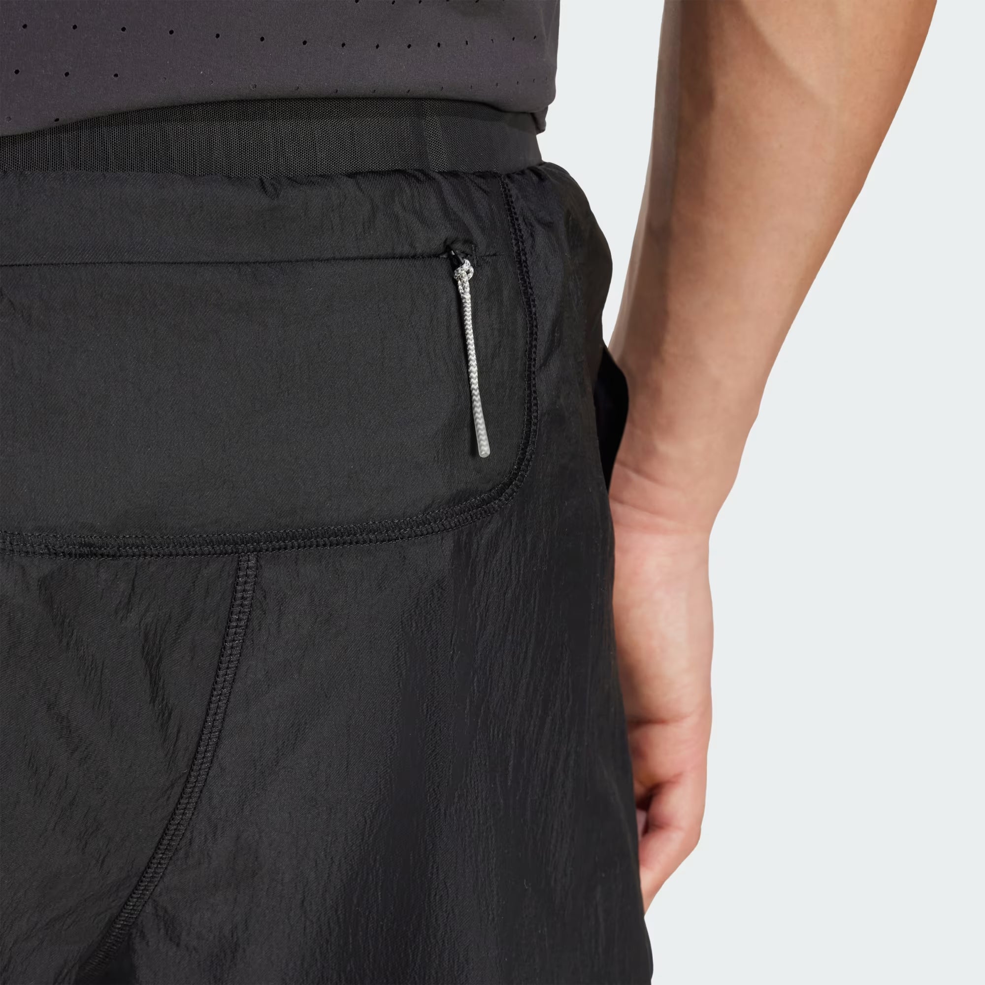 Men's Adi365 H.Koumori Running 2 in 1 Shorts Black - Achilles Heel