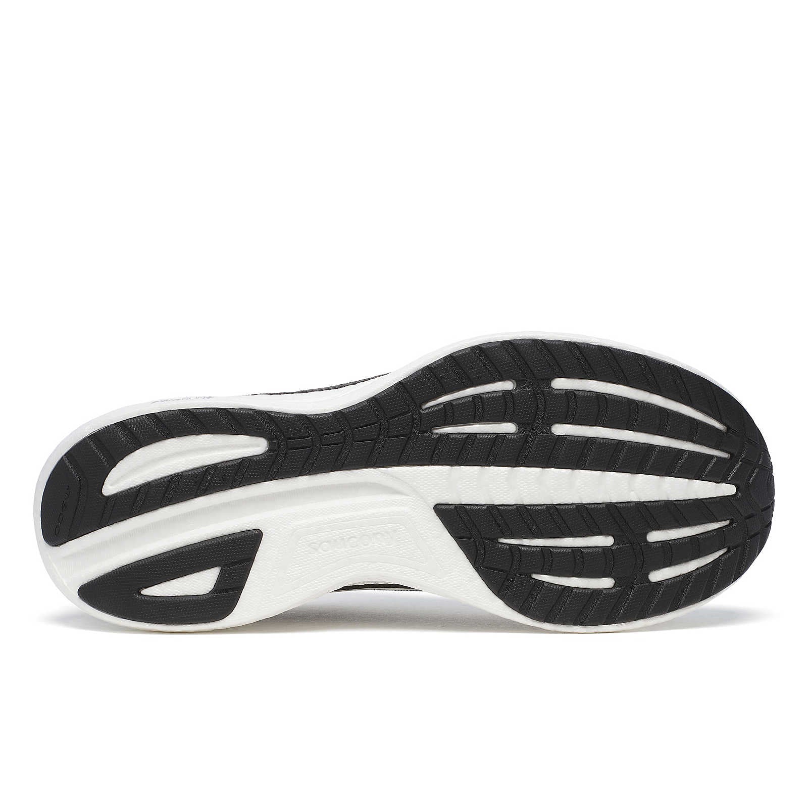 Saucony Men's Ride 18 Wide Fit Running Shoes Black / White - Achilles Heel