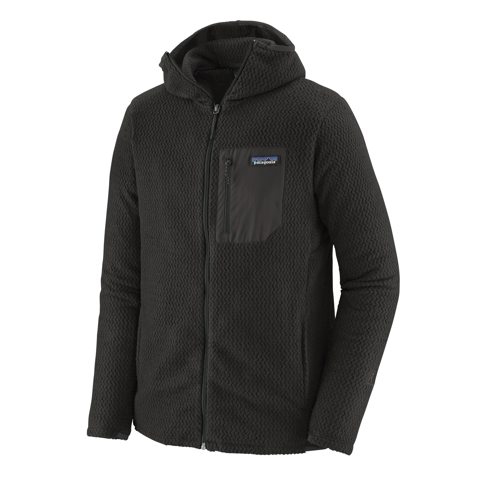 Men's R1 Air Full-Zip Hoody Black - Achilles Heel