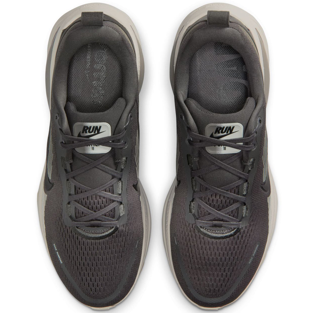 Men's Air Zoom Vomero 18 Running Shoes Medium Ash / Black / College Grey / Pale Ivory - Achilles Heel