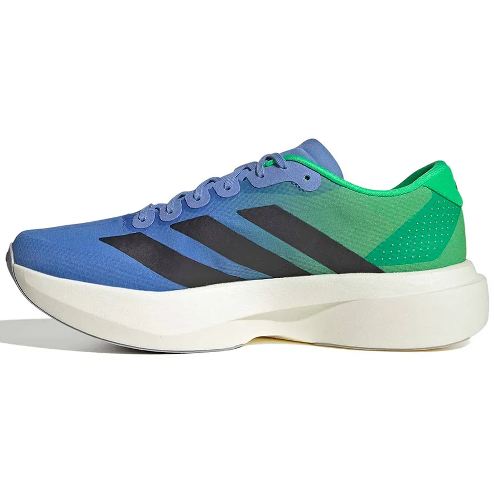 Men's Adizero EVO SL Woven Running Shoes Blue Fusion / Night Grey / Solar Lime