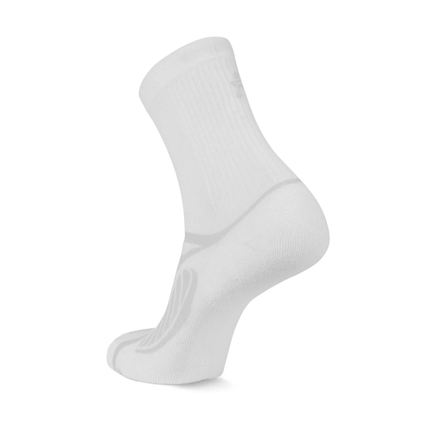 Ultralight Crew Running Socks White - Achilles Heel