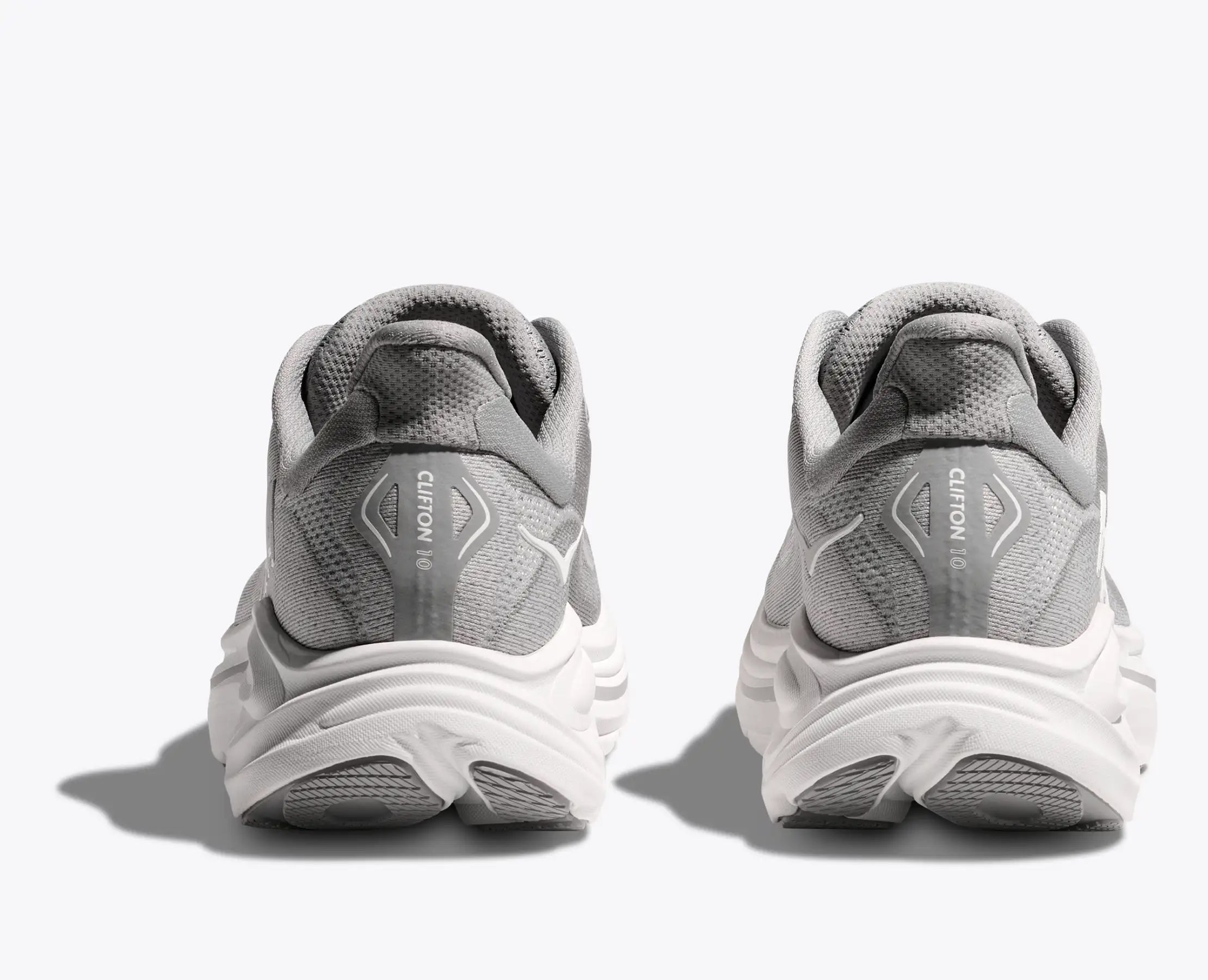 Men's Clifton 10 Running Shoes Stellar Grey / Stardust - Achilles Heel
