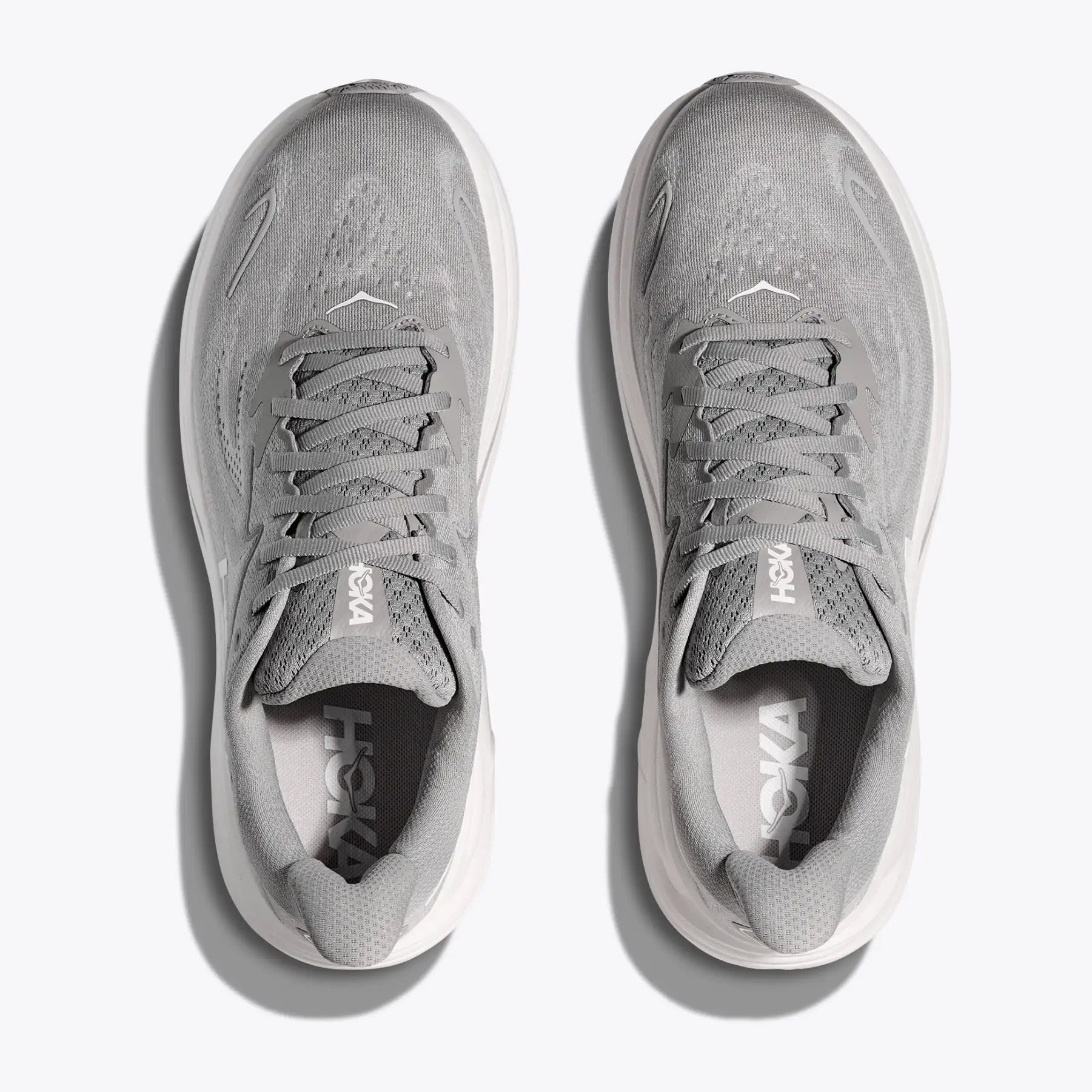 Men's Clifton 10 Running Shoes Stellar Grey / Stardust - Achilles Heel