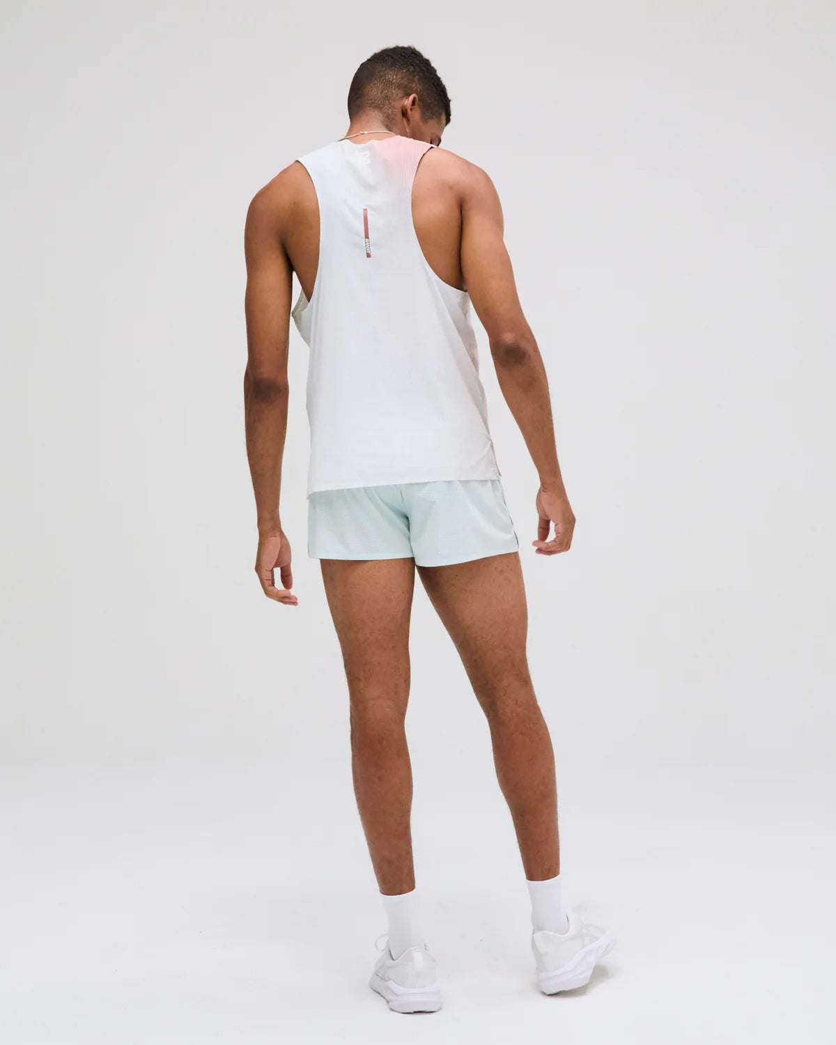 Men's Vento Performance Singlet Minty Blue Gradient - Achilles Heel