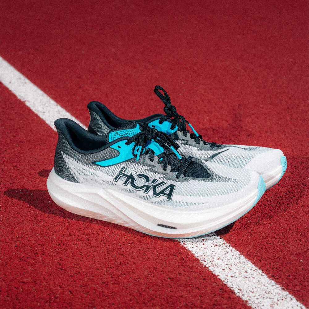 Rocket X 3 Running Shoes White / Black - Achilles Heel