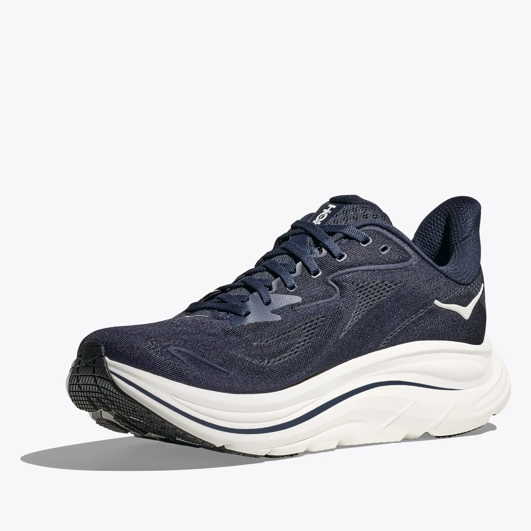 Men's Clifton 10 Running Shoes Navy / White - Achilles Heel
