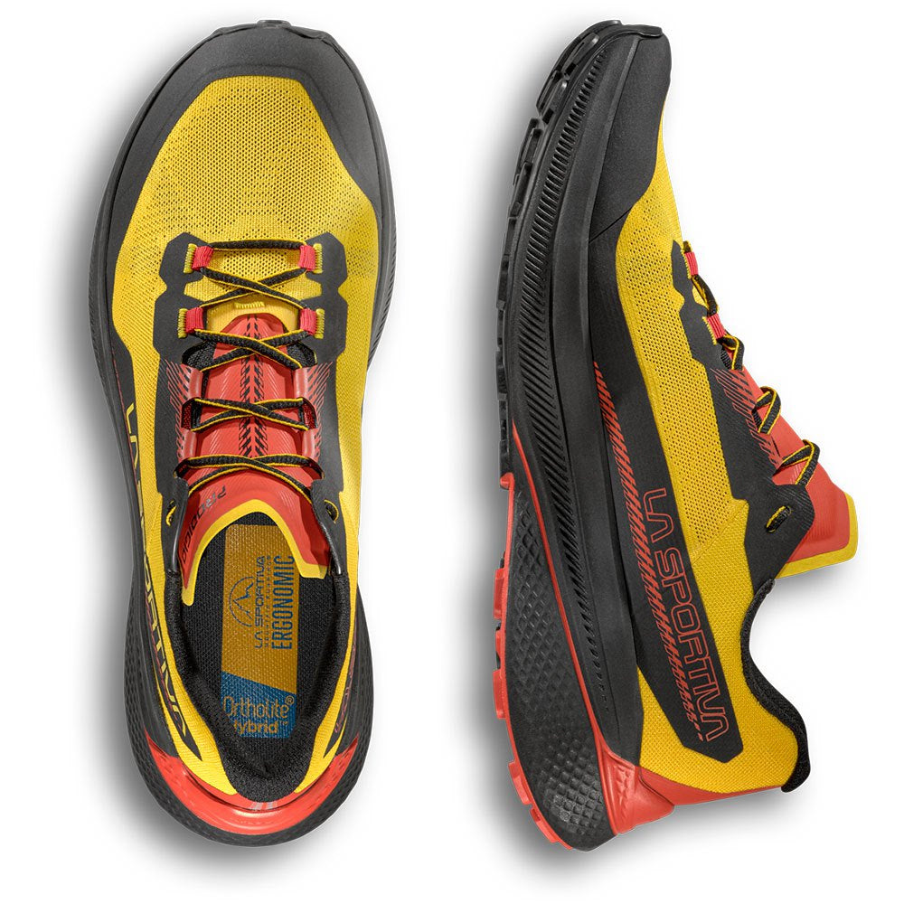 La Sportiva Men's Prodigio Trail Running Shoes Yellow / Black - Achilles Heel