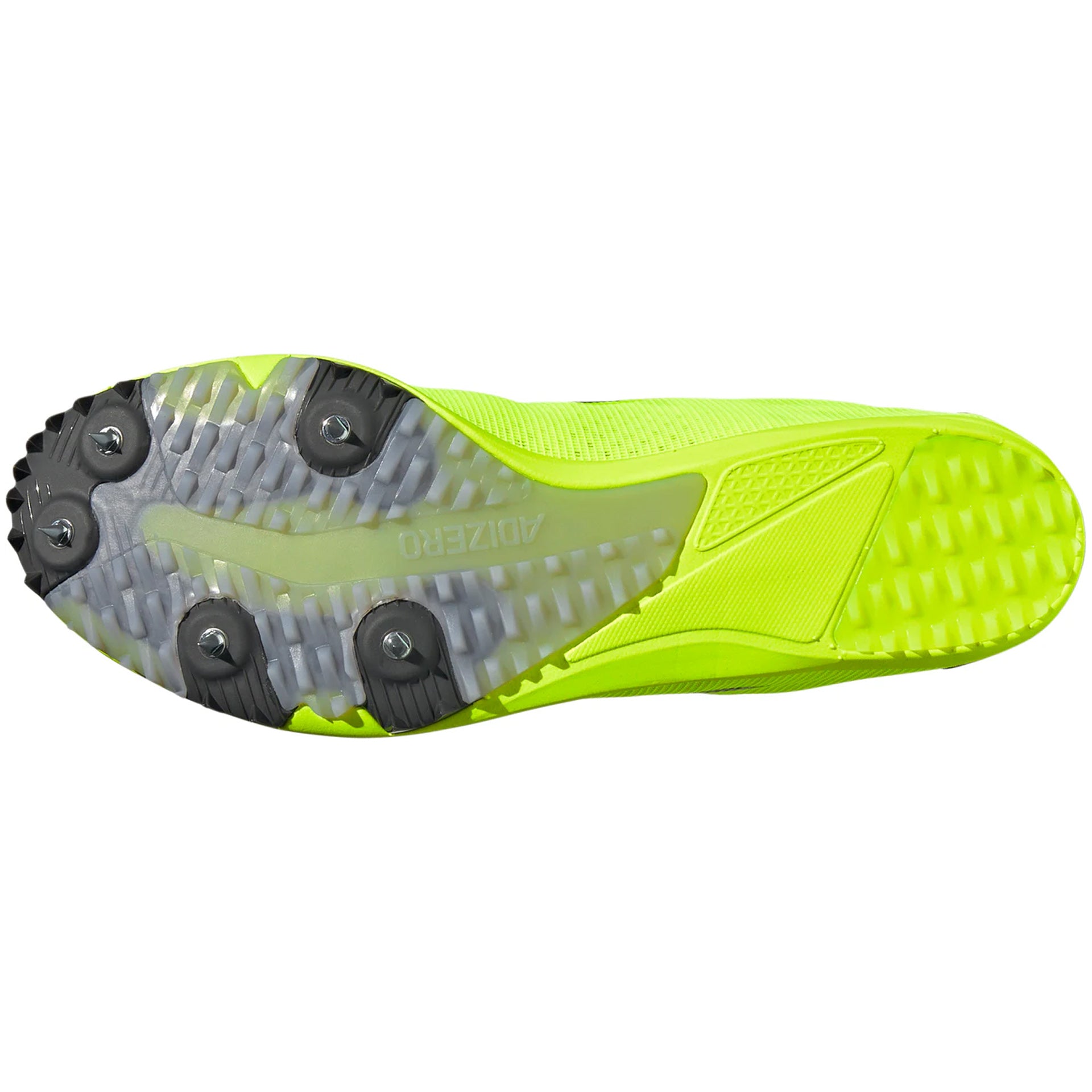 Men's Adizero XCS Running Spikes Lucid Lemon / Core Black / Halo Silver - Achilles Heel