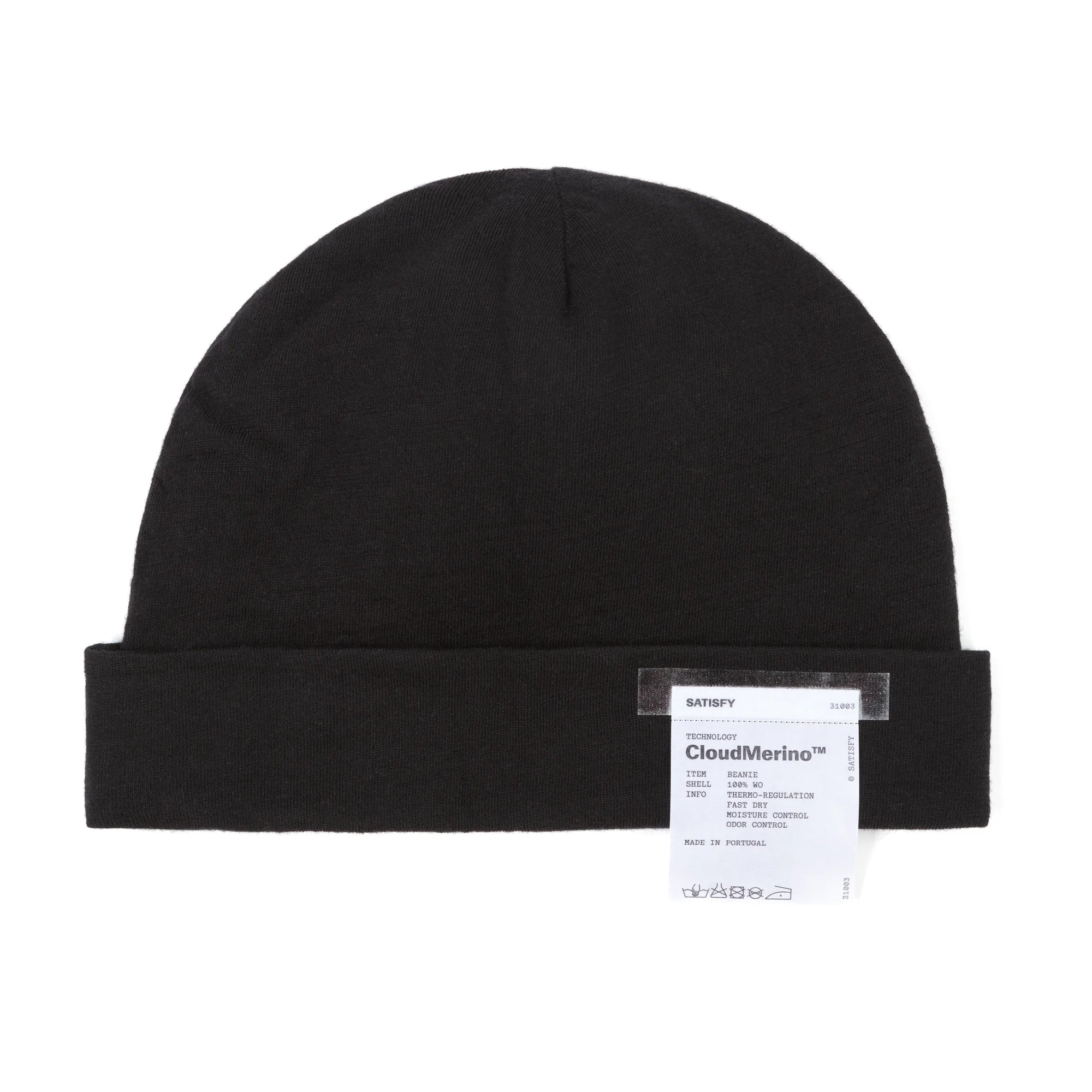 CloudMerino Beanie Black