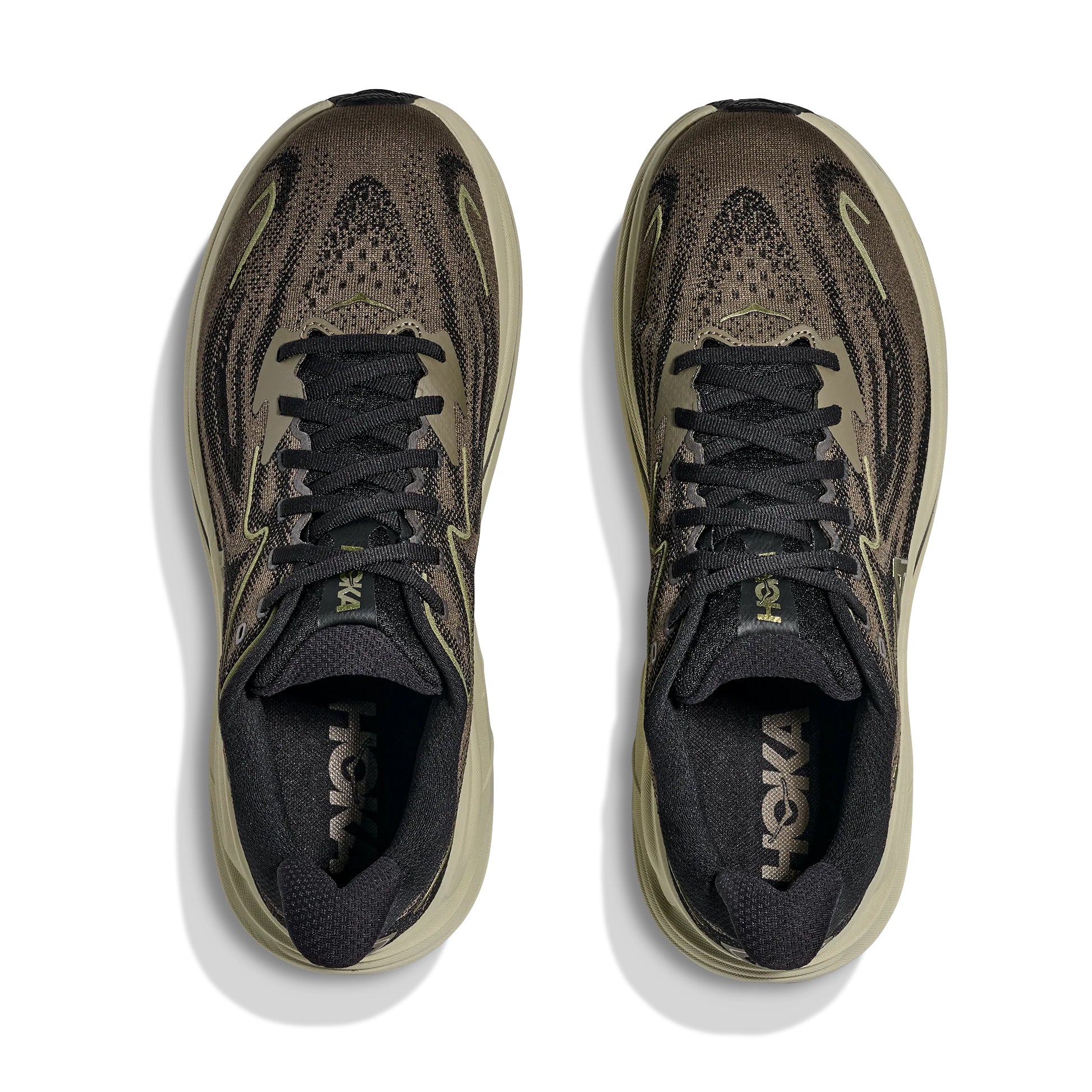 Men's Clifton 10 Running Shoes Dark Roast / Black