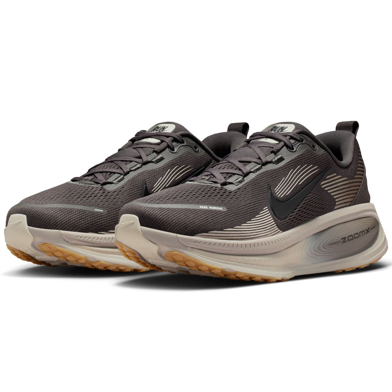 Men's Air Zoom Vomero 18 Running Shoes Medium Ash / Black / College Grey / Pale Ivory - Achilles Heel