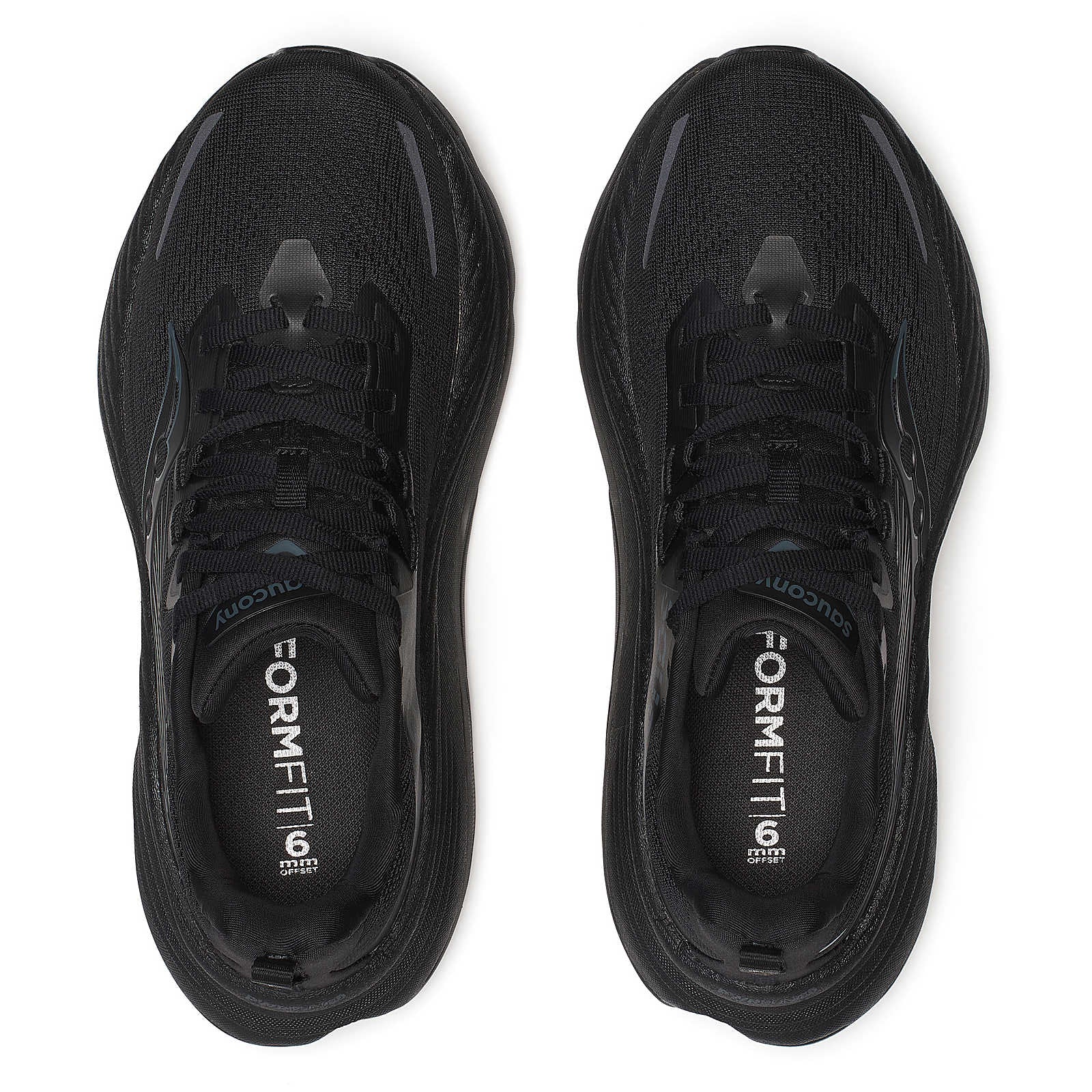 Saucony Women's Hurricane 24 Running Shoes Black / Black - Achilles Heel