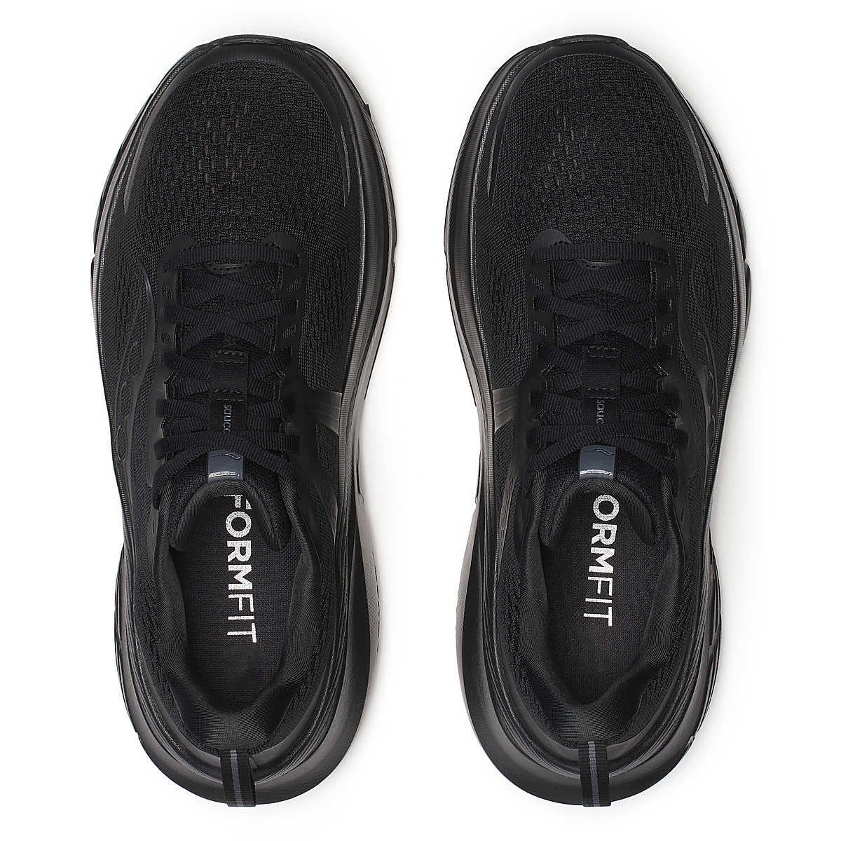 Saucony Men's Guide 18 Running Shoes Triple Black - Achilles Heel