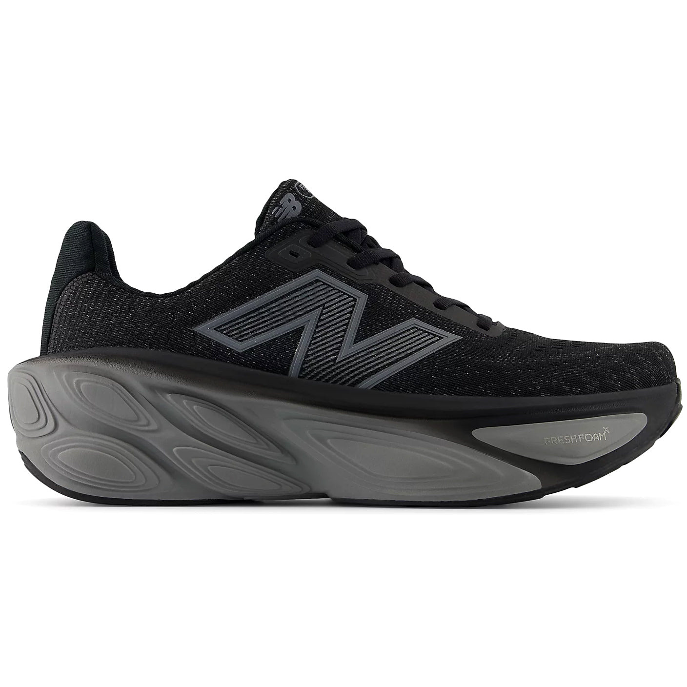 New Balance Men's X More v5 Black / Linen / Silver Metallic - Achilles Heel