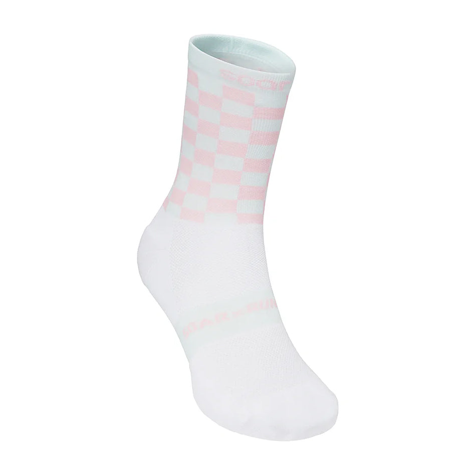 Square Crew Socks White - Achilles Heel
