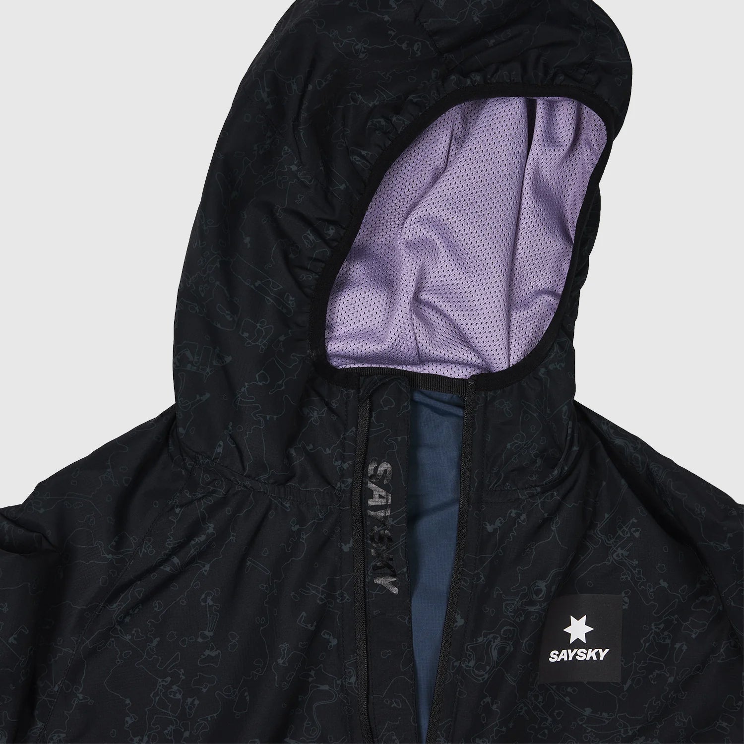 SAYSKY Women's Map Pace Jacket Black - Achilles Heel