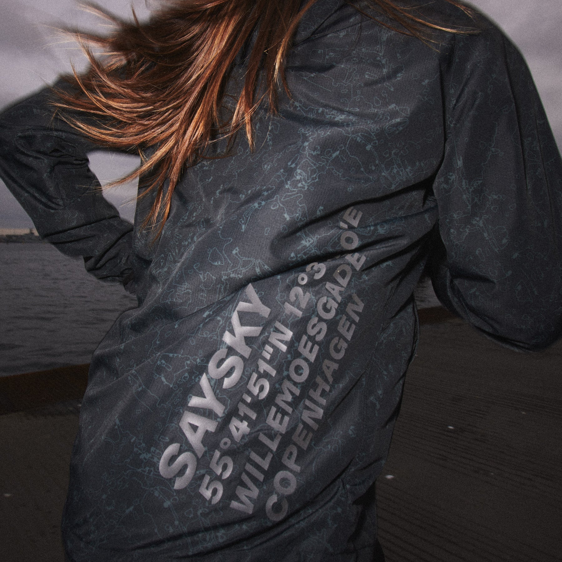 SAYSKY Women's Map Pace Jacket Black - Achilles Heel