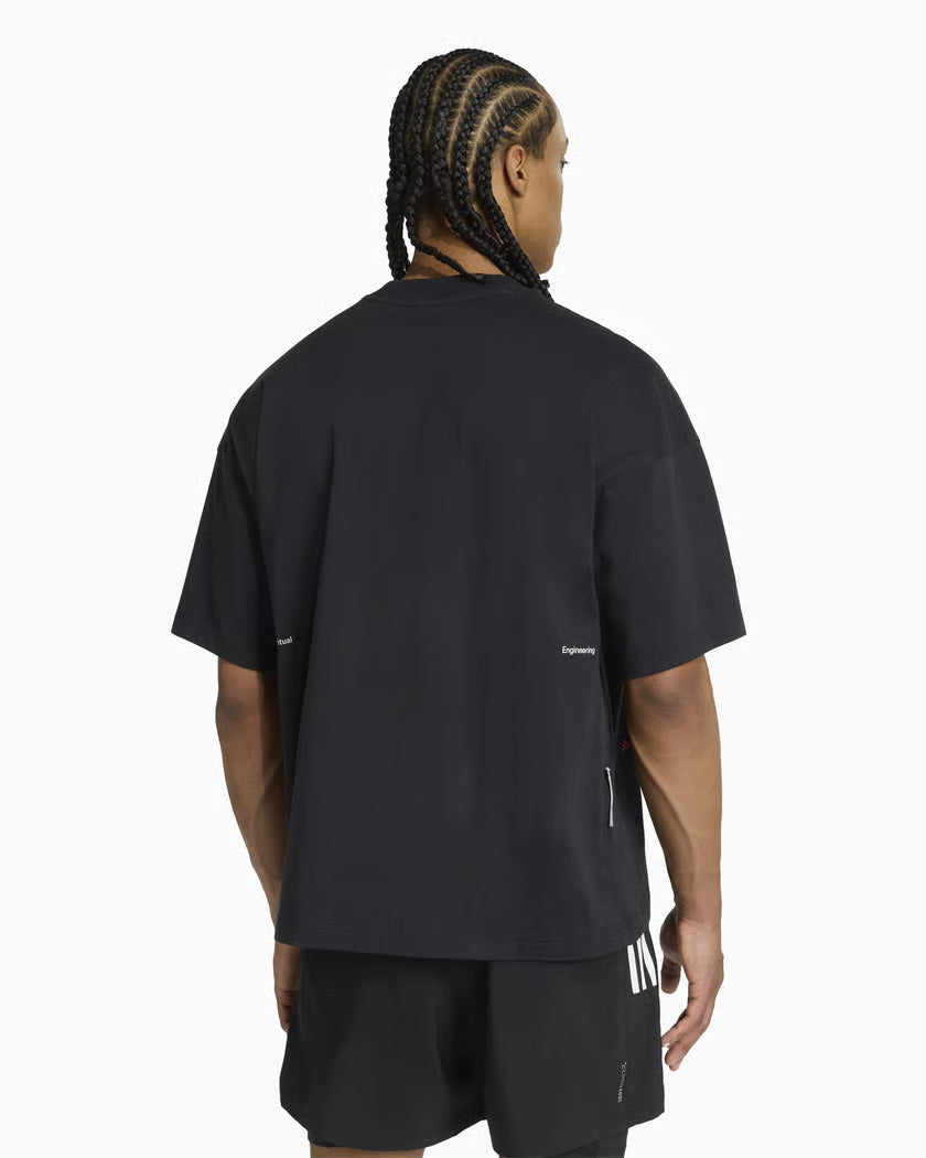 Unisex Adi365 H.Koumori Running Tee Black - Achilles Heel