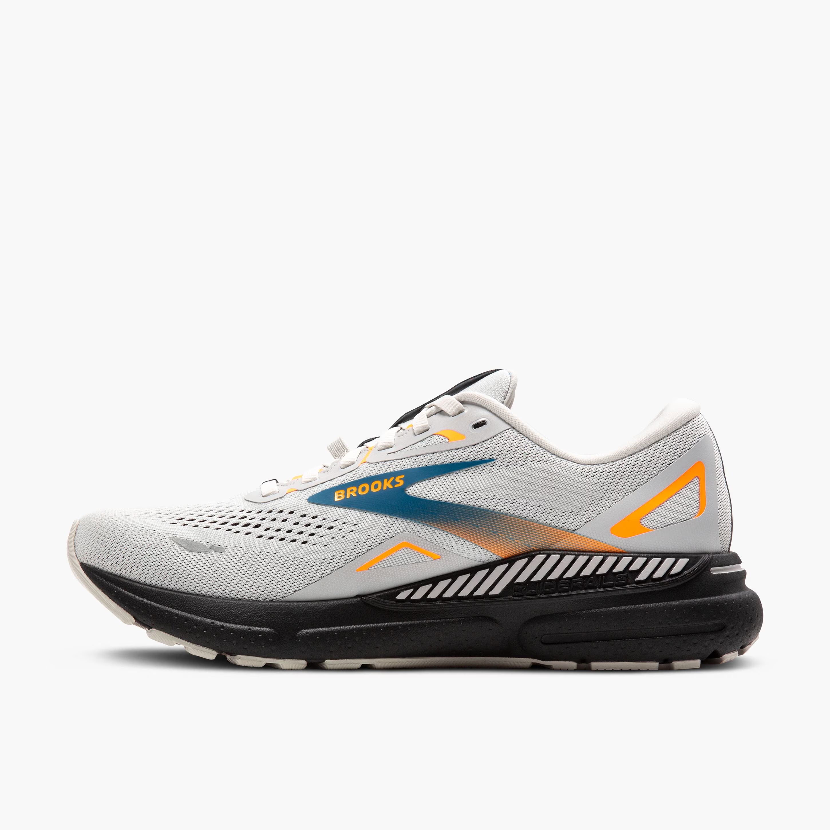 Brooks Men's Adrenaline GTS 23 GORE-TEX Running Shoes Oyster Mushroom / Orange / Blue - Achilles Heel