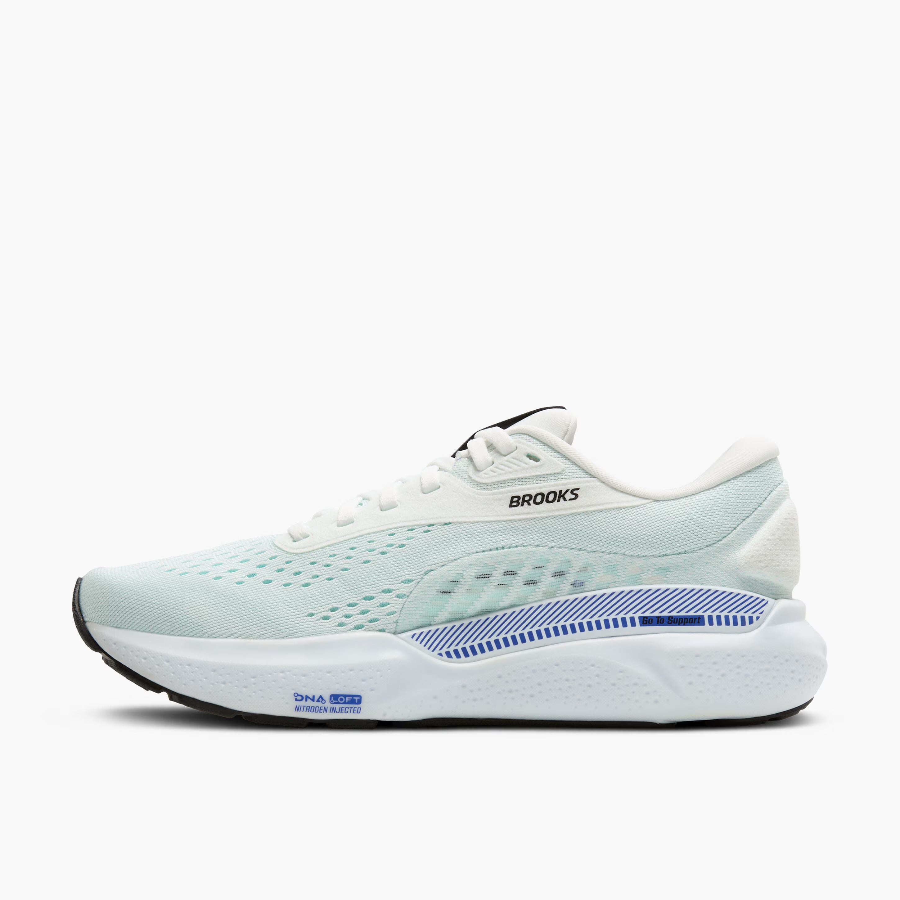 Brooks Women's Adrenaline GTS 24 Running Shoes White / Limpet Shell / Amparo - Achilles Heel