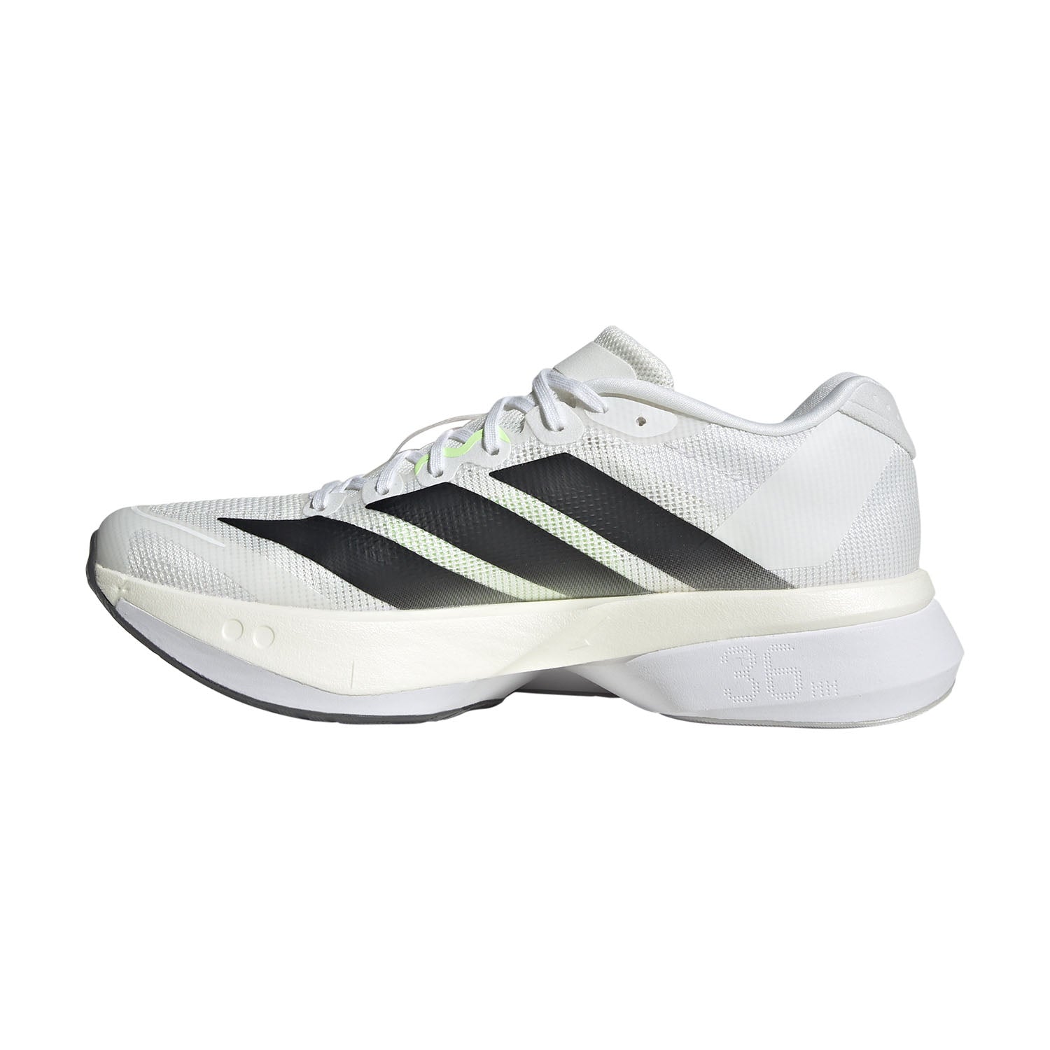 Women's Adizero Boston 13 Running Shoes White / Core Black / Dash Grey - Achilles Heel