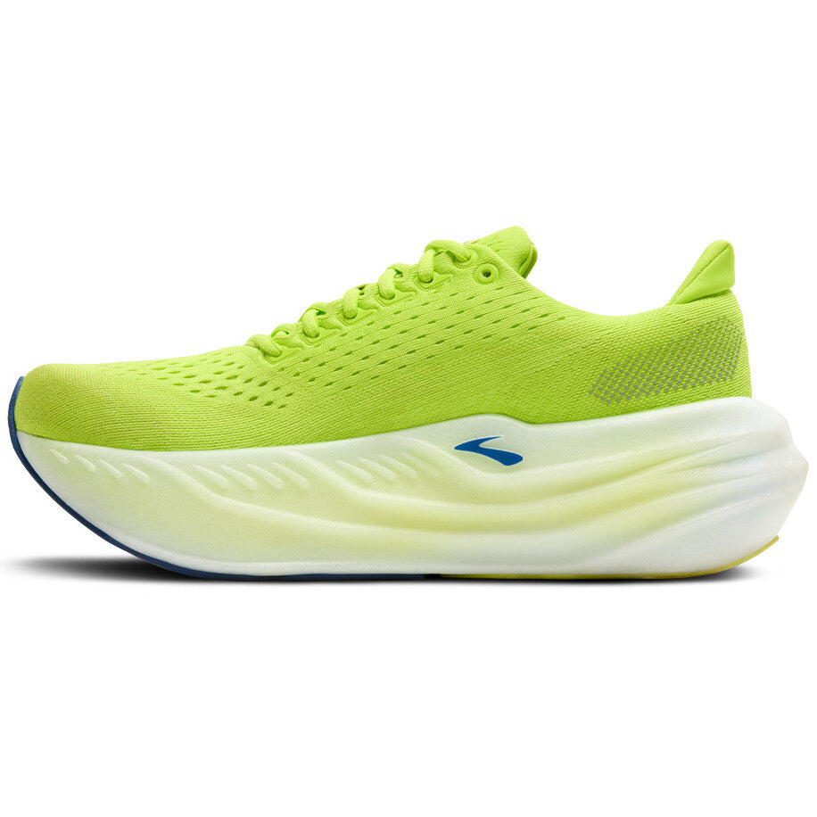 Men's Glycerin Max Running Shoes Lime / Navy Peony / White - Achilles Heel