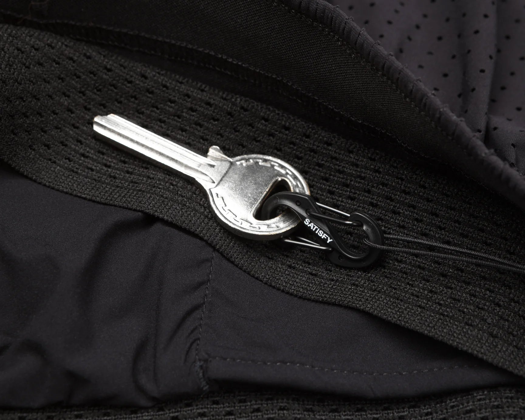 Satisfy Space‑O 5 Inch Distance Shorts Black v3 - Achilles Heel