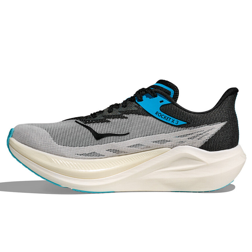Rocket X 3 Running Shoes White / Black - Achilles Heel