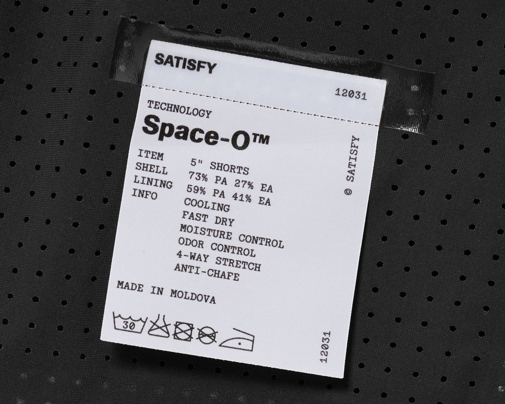 Satisfy Space‑O 5 Inch Distance Shorts Black v3 - Achilles Heel