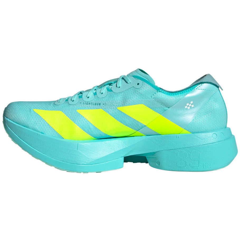 Mens's Adizero Adios Pro 4 Running Shoes Flash Aqua / Lucid Lemon / Mint Ton - Achilles Heel
