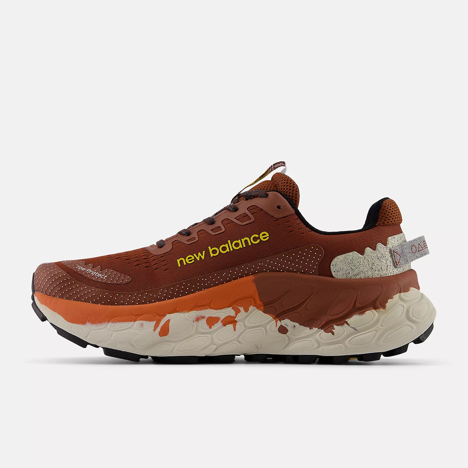 New Balance Men's X More Trail v3 Trail Running Shoes Relic Brown / Infield Clay / Ginger Lemon - Achilles Heel