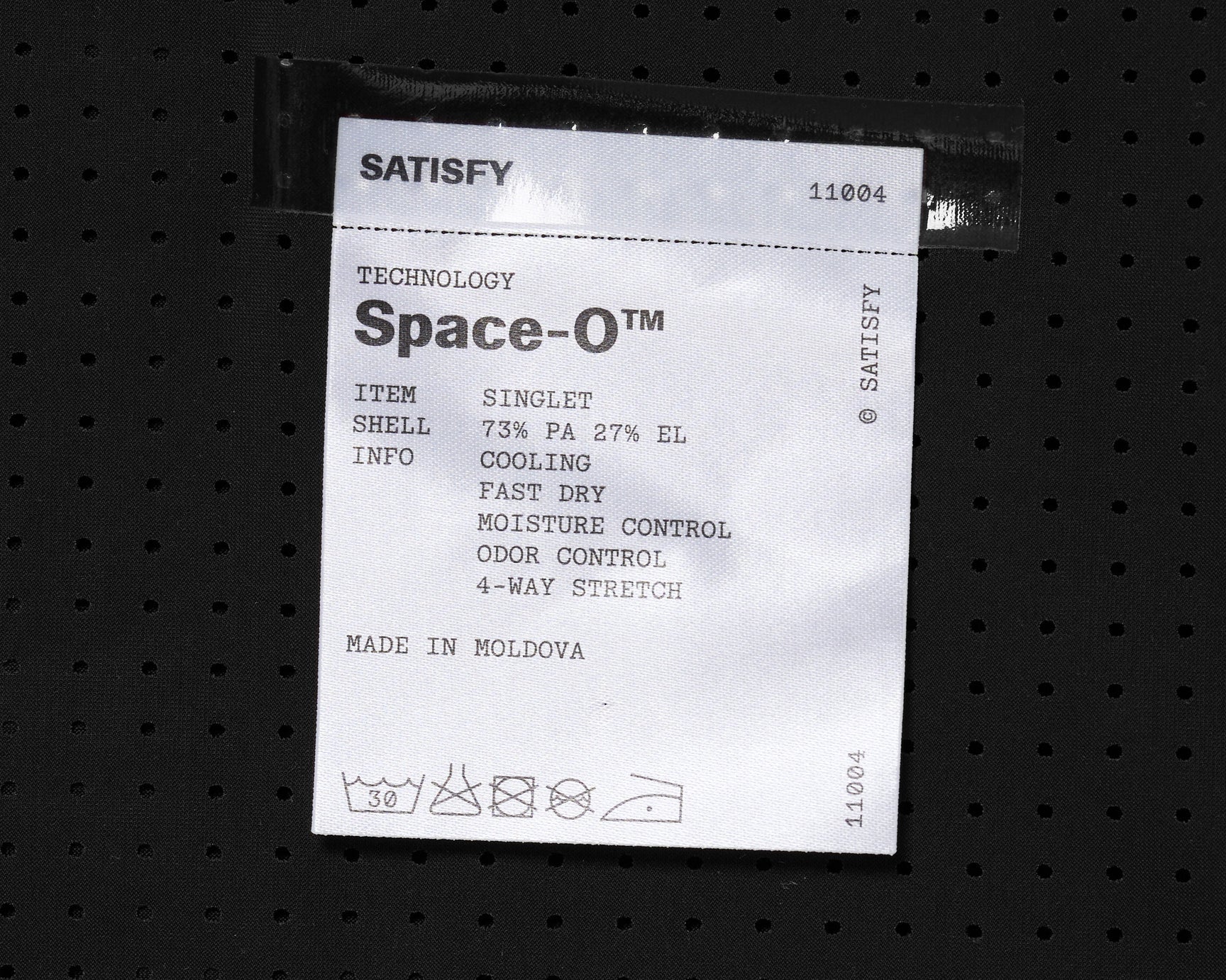 Satisfy Space-O Singlet Black - Achilles Heel