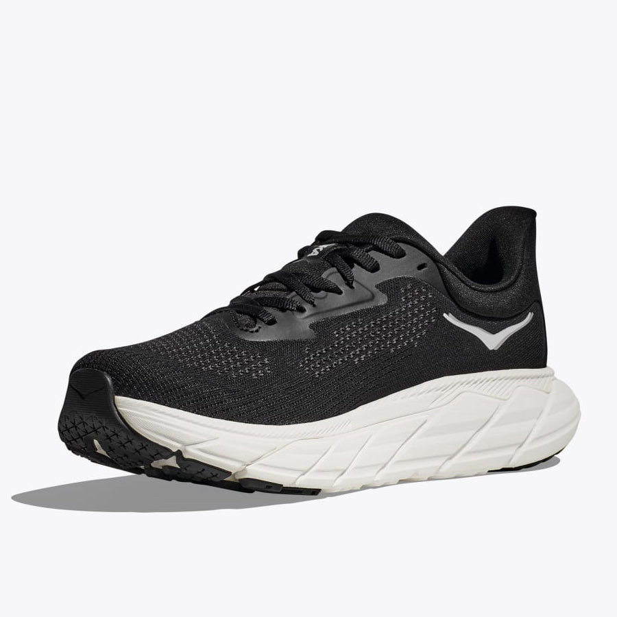 Hoka Women's Arahi 7 Running Shoes Black / White - Achilles Heel