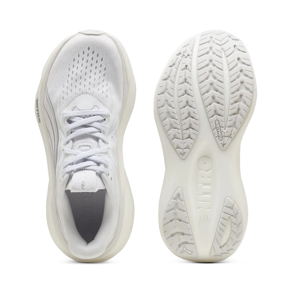 Women's MagMax NITRO 2 Running Shoes Puma White / Puma Silver