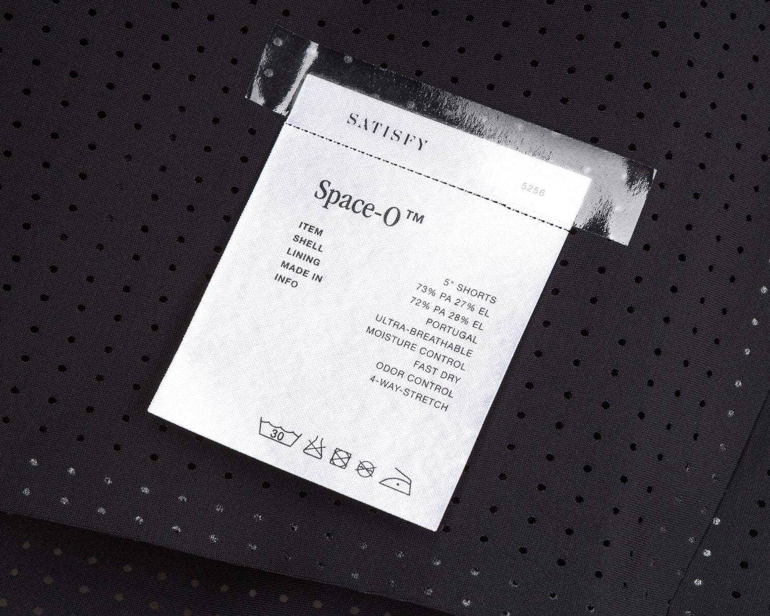 Satisfy Space‑O 5 Inch Distance Shorts Black - Achilles Heel
