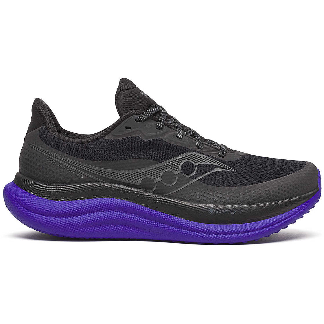 Saucony Men's Triumph 23 GORE-TEX Running Shoes Black Regal at