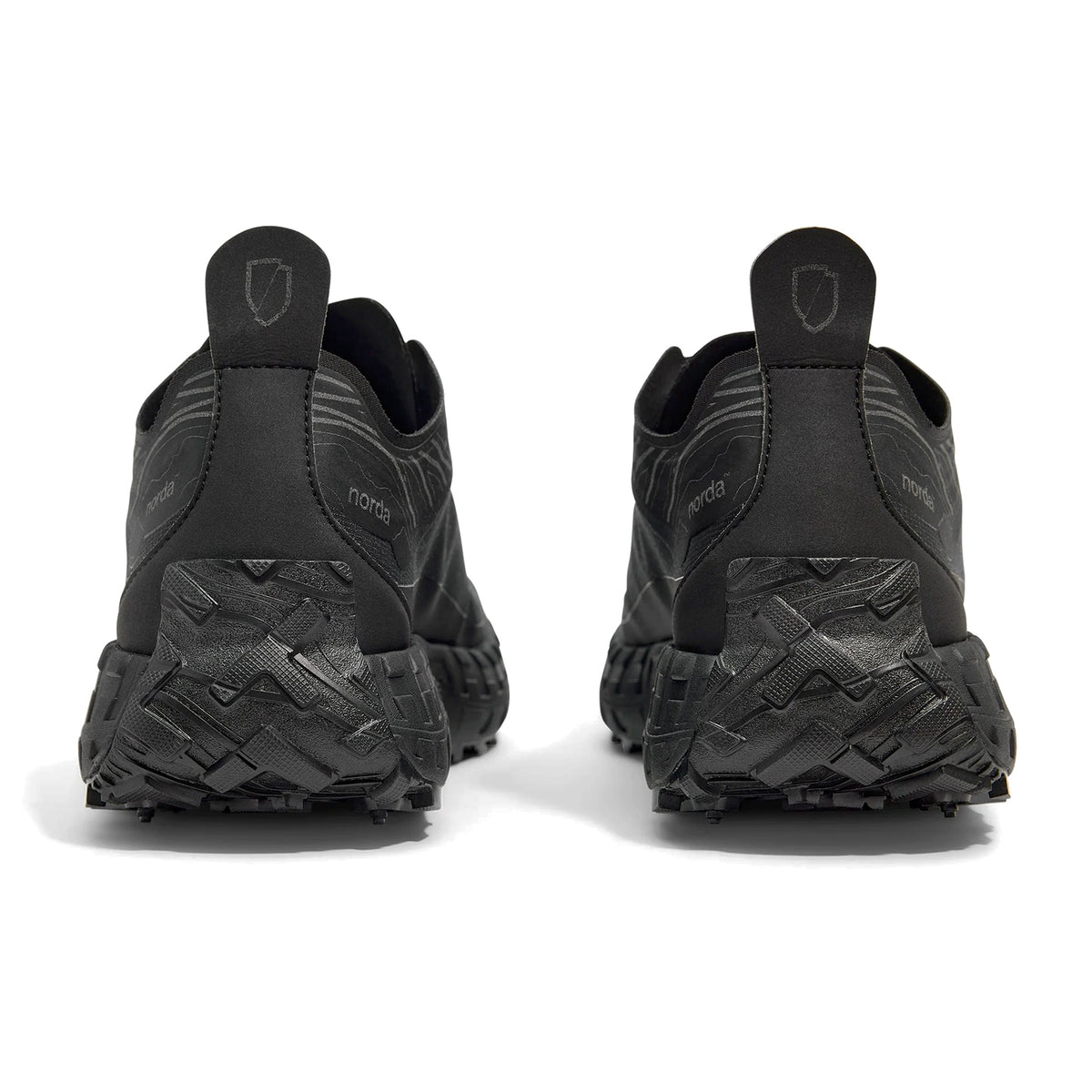 Women's 001A G+ Graphene Trail Running Shoes Stealth Black - Achilles Heel