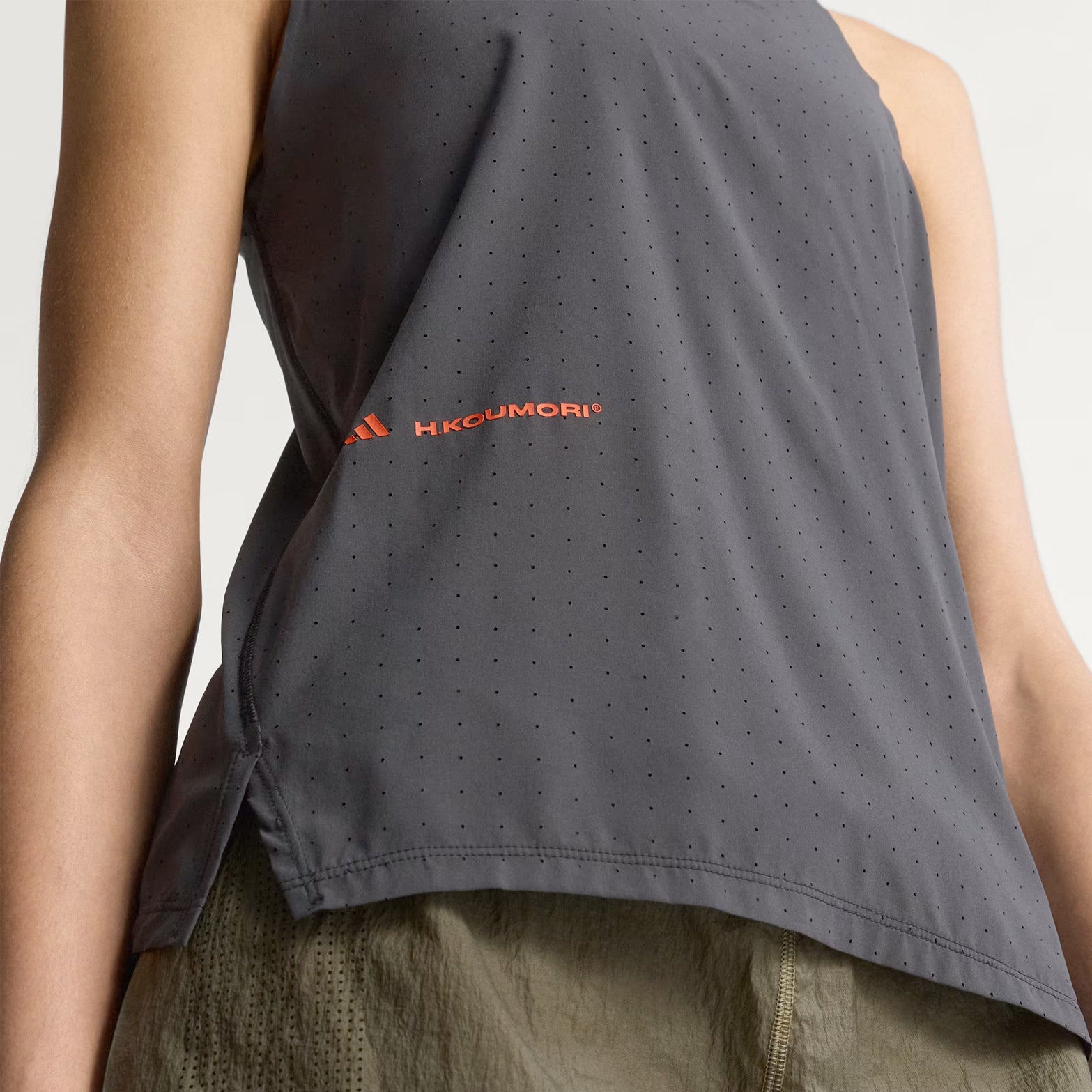 Women's Adi365 H.Koumori Running Tank Black - Achilles Heel