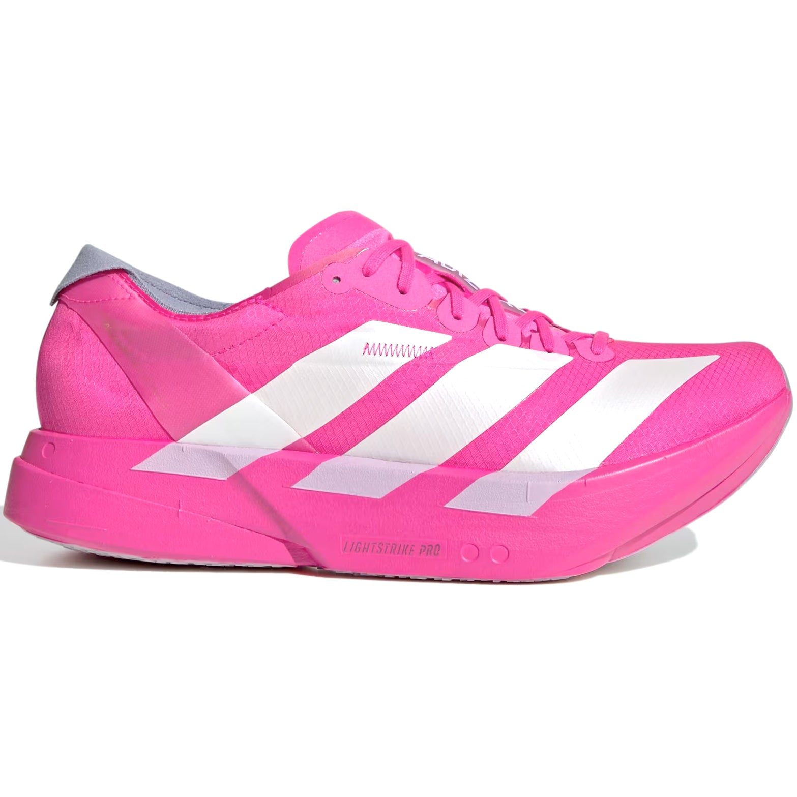 Women's Adizero Adios Pro 4 Running Shoes Shock Pink / Zero Metalic / Aurora Plum - Achilles Heel