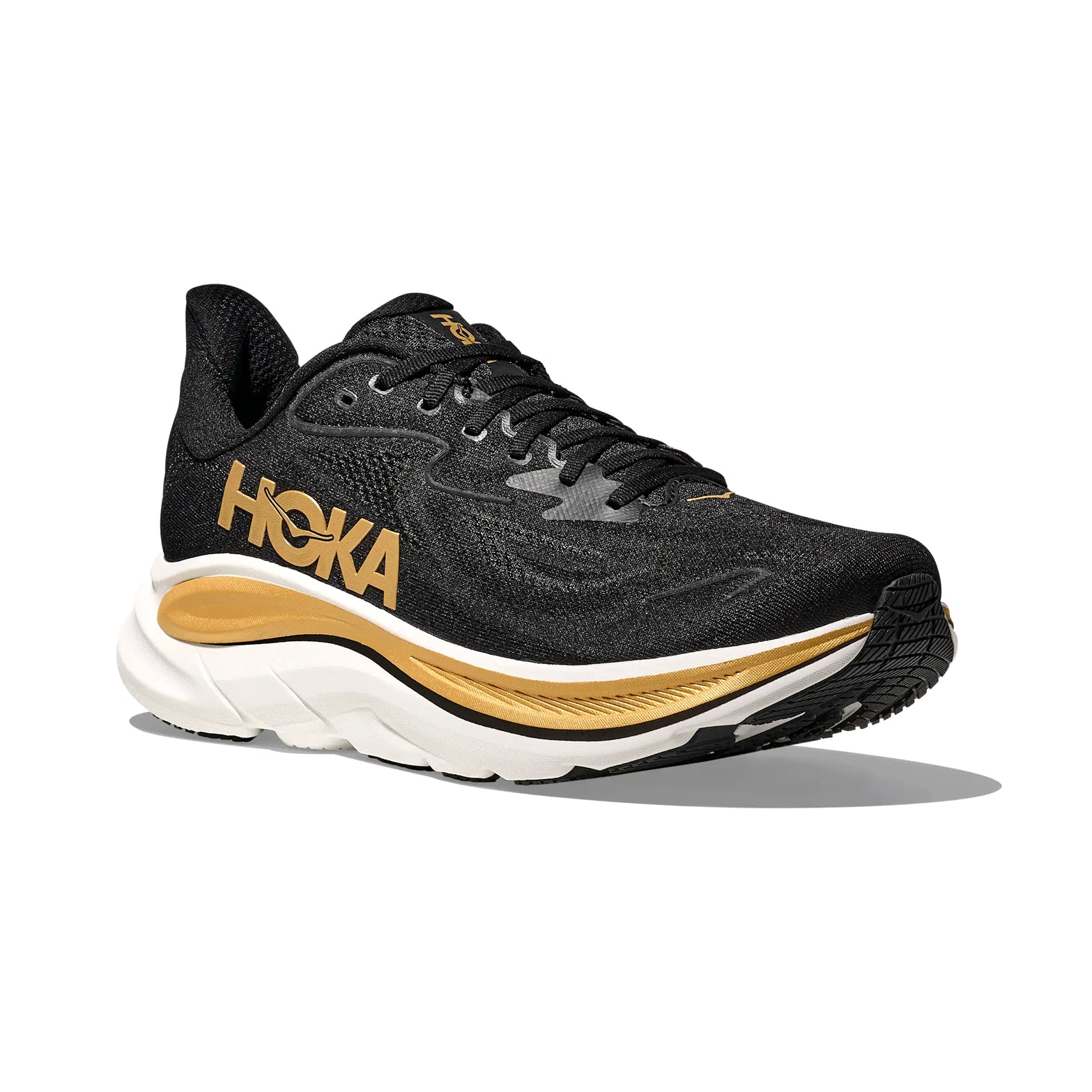 Women's Clifton 10 Koshi Tan-Tan Running Shoes Black / Gold