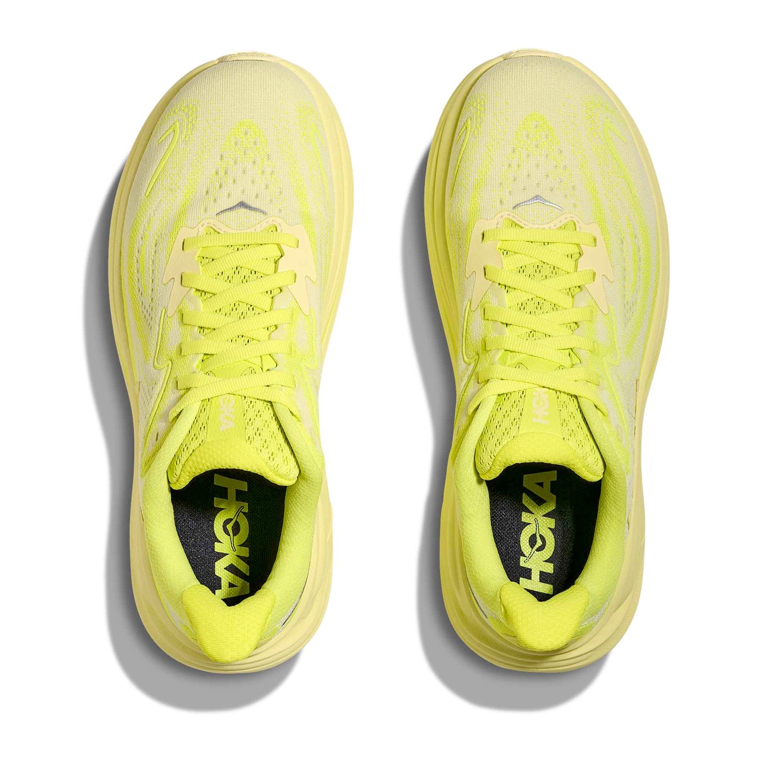 Women's Clifton 10 Running Shoes Neon Hoka Citrus / Sunlight - Achilles Heel