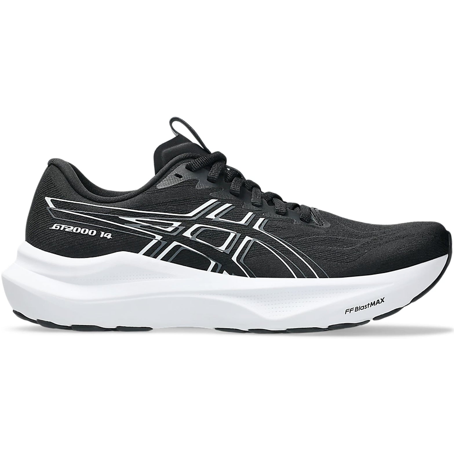 Women's GT-2000 14 Running Shoes Black / White - Achilles Heel