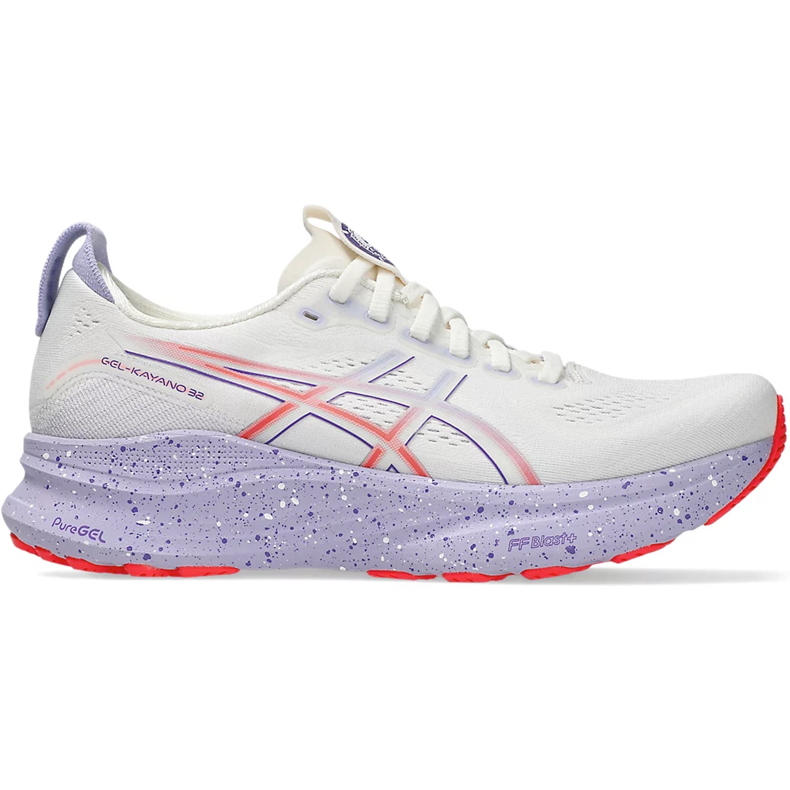 Women's Gel-Kayano 32 Tokyo Running Shoes Cream / Edo Purple - Achilles Heel