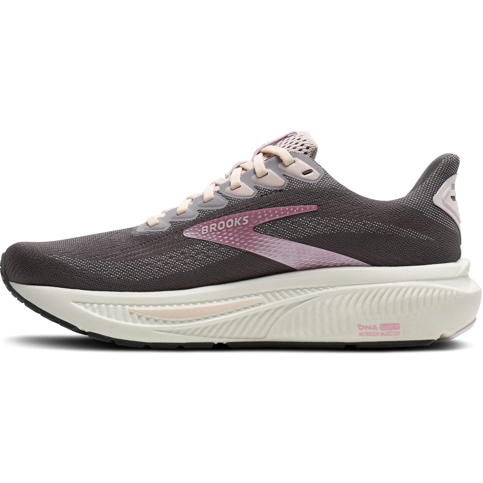 Women's Ghost 17 Running Shoes Poppy Seed / Pink / Bluewash
